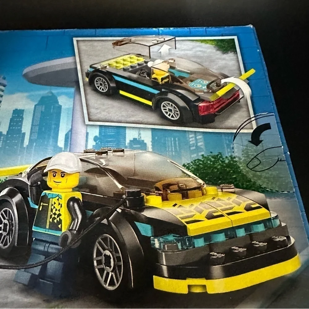 Retired LEGO City Electric Sports Car 60383 – New Sealed Collectible